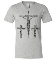 Men's Crucifixion V-Neck
