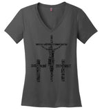 Women's Crucifixion V-Neck