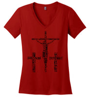 Women's Crucifixion V-Neck