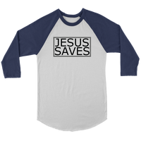 Jesus Saves Baseball Tee