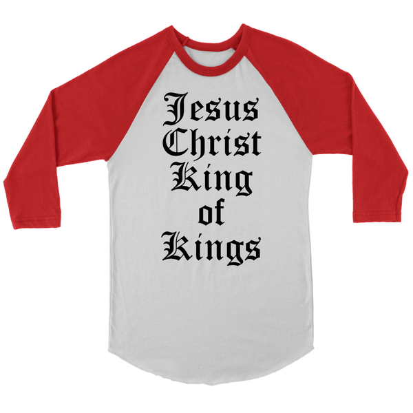 Jesus Christ King Baseball Tee