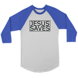 Jesus Saves Baseball Tee