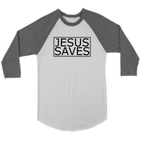 Jesus Saves Baseball Tee