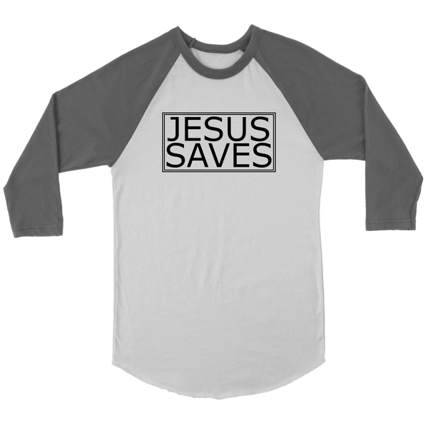 Jesus Saves Baseball Tee